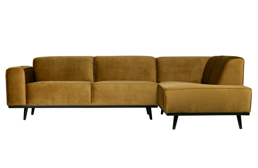 BEPUREHOME Statement hjrnesofa, hjre - honning gul fljl