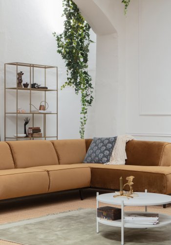 BEPUREHOME Statement hjrnesofa, hjre - honning gul fljl