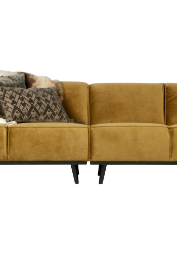 BEPUREHOME Statement 4 pers. sofa - honning gul fljl