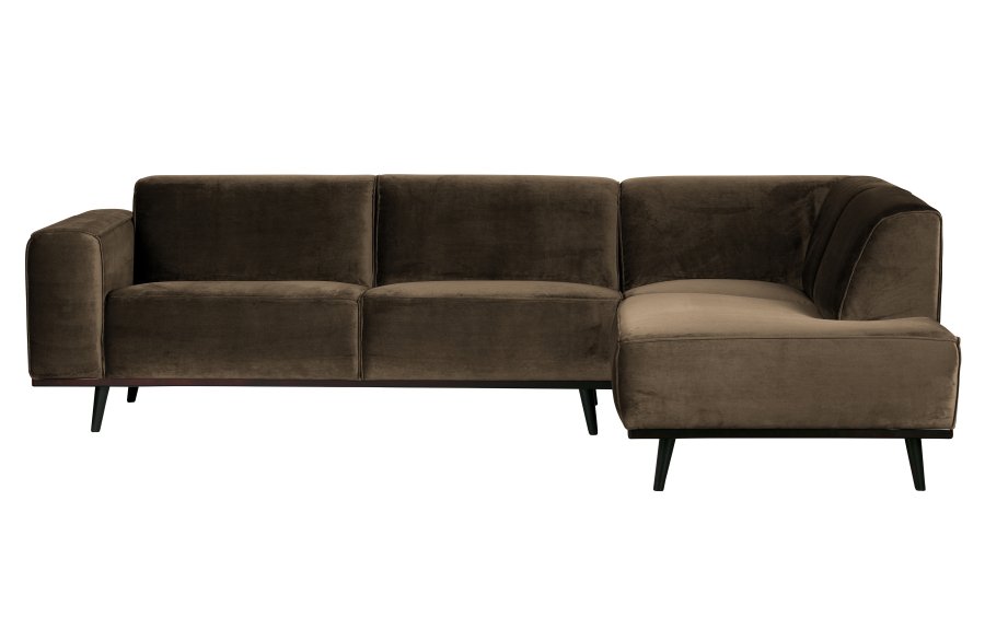 BEPUREHOME Statement hjrnesofa, hjre - taupe fljl