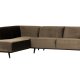 BEPUREHOME Statement hjrnesofa, venstre - taupe fljl