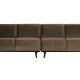 BEPUREHOME Statement 4 pers. sofa - taupe fljl