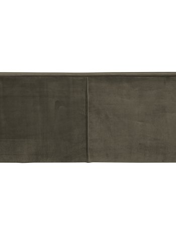 WOOOD Rocco XL sofa - varm grn polyester og sort birketr