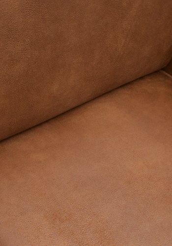BEPUREHOME Statement hjrnesofa, venstre - cognac stof