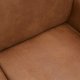 BEPUREHOME Statement hjrnesofa, venstre - cognac stof