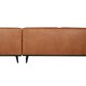 BEPUREHOME Statement hjrnesofa, hjre - cognac stof