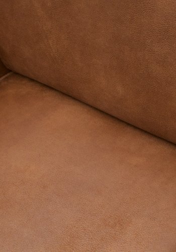 BEPUREHOME Statement hjrnesofa, hjre - cognac stof