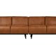 BEPUREHOME Statement 4 pers. sofa - cognac stof