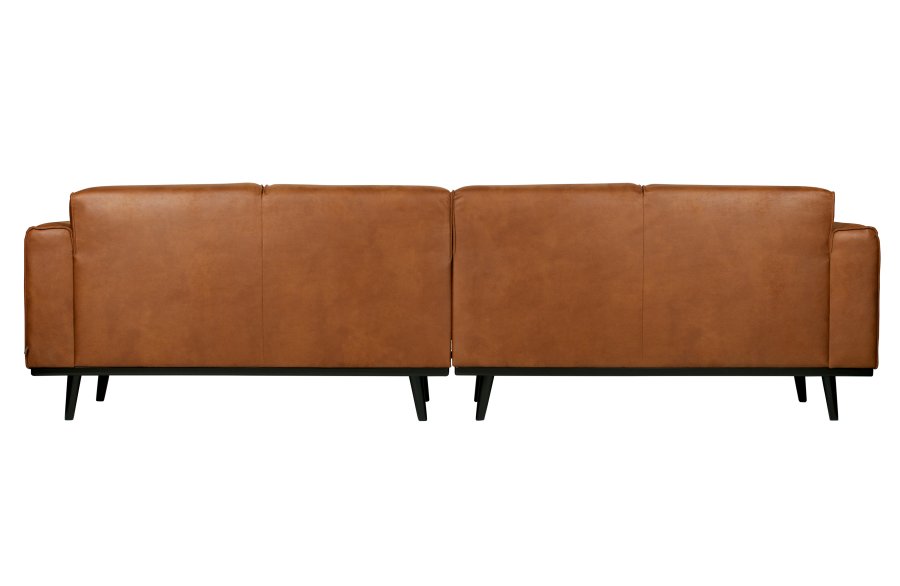 BEPUREHOME Statement 4 pers. sofa - cognac stof
