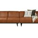 BEPUREHOME Statement 4 pers. sofa - cognac stof