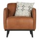 BEPUREHOME Statement lnestol - cognac stof