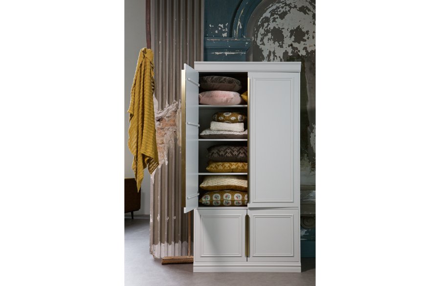 BEPUREHOME Organize skab, m. 4 lger og 5 hylder - tge gr fyrretr