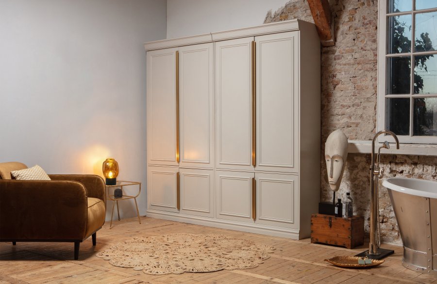 BEPUREHOME Organize skab, m. 4 lger og 5 hylder - tge gr fyrretr