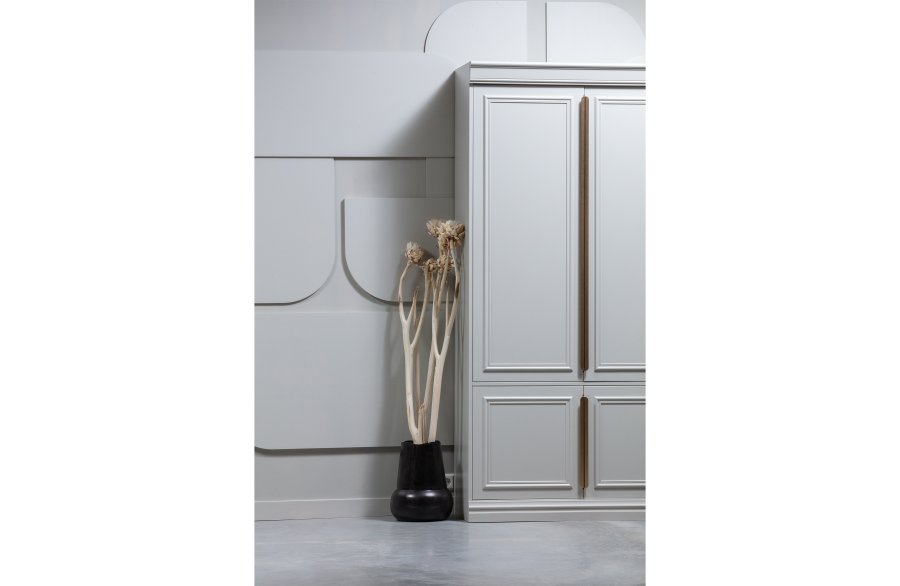 BEPUREHOME Organize skab, m. 4 lger, 3 hylder og 1 bjlestang - tge gr fyrretr