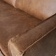 BEPUREHOME Rodeo hjrnesofa, venstre - cognac stof