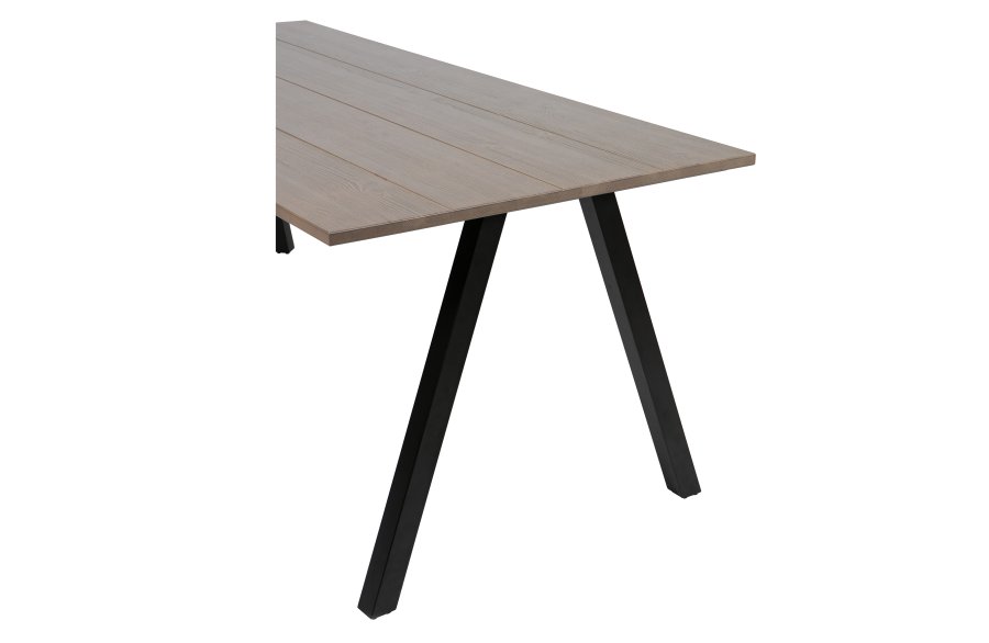 WOOOD Tablo 2-positions Square bordben til spisebord - matsort metal