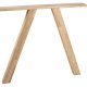WOOOD Tablo 3-positions Firkantet bordben til spisebord - natur egetr (st med 2)