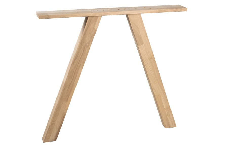 WOOOD Tablo 3-positions Firkantet bordben til spisebord - natur egetr (st med 2)