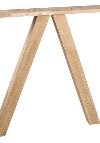 WOOOD Tablo 3-positions Firkantet bordben til spisebord - natur egetr (st med 2)