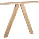 WOOOD Tablo 3-positions Firkantet bordben til spisebord - natur egetr (st med 2)