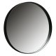 WOOOD EXCLUSIVE Doutzen vgspejl, rund - spejlglas og sort metal (50)