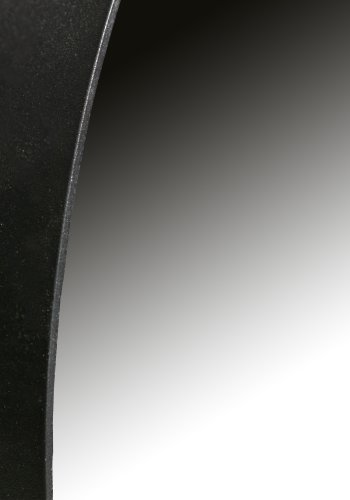 WOOOD EXCLUSIVE Doutzen vgspejl, rund - spejlglas og sort metal (50)