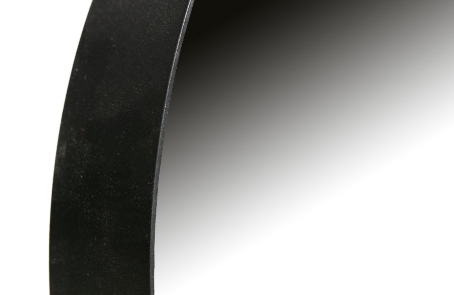 WOOOD EXCLUSIVE Doutzen vgspejl, rund - spejlglas og sort metal (50)