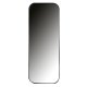 WOOOD EXCLUSIVE Doutzen vgspejl, rektangulr - spejlglas og sort metal (110x40)