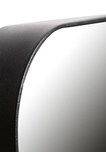 WOOOD EXCLUSIVE Doutzen vgspejl, rektangulr - spejlglas og sort metal (110x40)