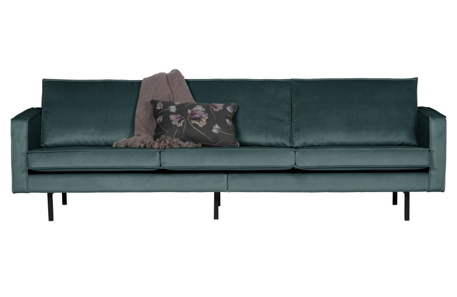 BEPUREHOME Rodeo 3 pers. sofa - krikand blgrn fljl