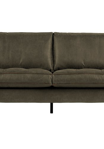 BEPUREHOME Rodeo 2,5 pers. sofa - army grn stof