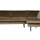 BEPUREHOME Rodeo hjrnesofa, hjre - taupe fljl