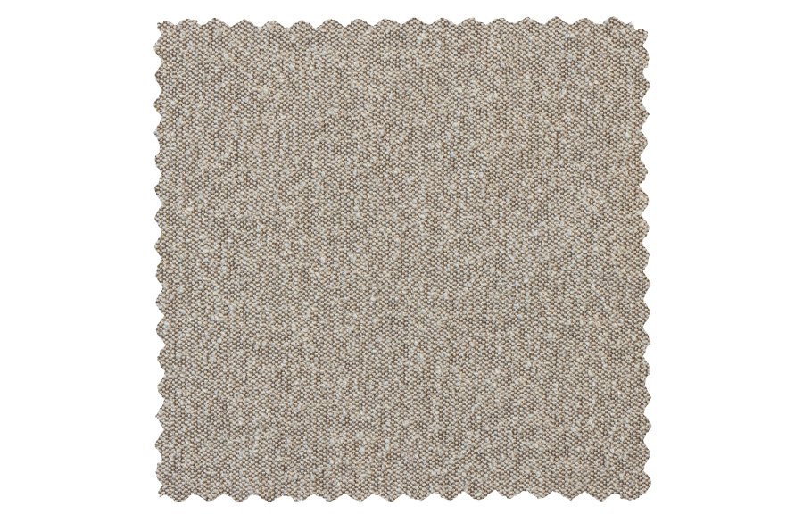 BEPUREHOME Collection drejestol, m. armln - natur bouclé stof