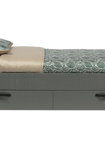 WOOOD Morris sengeramme, ekskl. lamelbund, madras og skuffe - gr fyrretr (90x200)