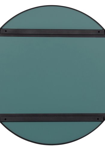 WOOOD Doutzen vgspejl, rund - spejlglas og sort stl (80)