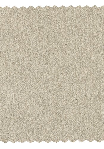 WOOOD Sara lnestol - creme polyester og tr