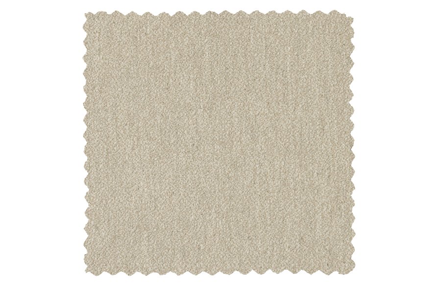 WOOOD Sara lnestol - creme polyester og tr