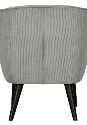 WOOOD Sara lnestol - forvitret grn polyester/polyamid fljl og tr