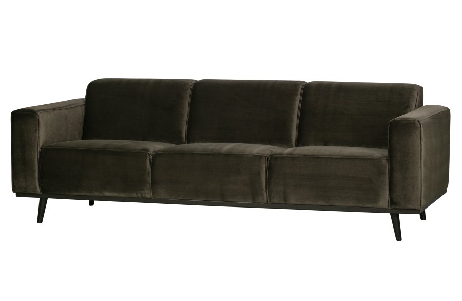 BEPUREHOME Statement 3 pers. sofa - varm grn fljl