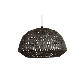 WOOOD EXCLUSIVE Kace loftlampe, rund - sort jute (45)