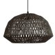 WOOOD EXCLUSIVE Kace loftlampe, rund - sort jute (45)
