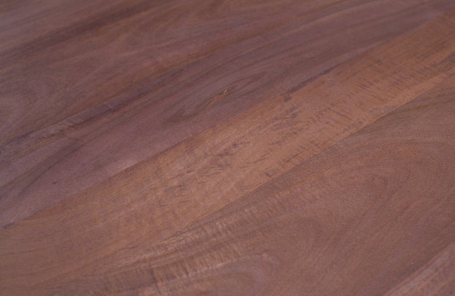 BEPUREHOME Blanco spisebord, rund - valnddefarvet mangotr (120)