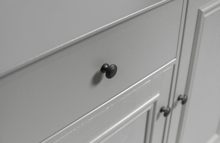 WOOOD Lily skab, m. 2 lger, 1 skuffe og to hylder - varm gr fyrretr