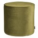 WOOOD Sara hj puf, rund - army grn polyester fljl (46)