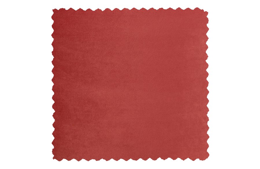 WOOOD Sara hj puf, rund - hindbr rd polyester fljl (46)