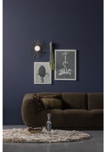 BEPUREHOME Collection gulvtppe, rund - nougat polyester (200)