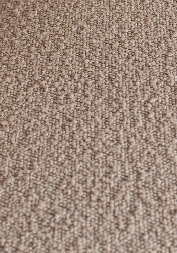 BEPUREHOME Statement hjrnesofa, venstre - beige bouclé vvet stof