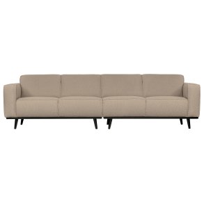 BEPUREHOME Statement 4 pers. sofa - beige bouclé vvet stof