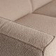 BEPUREHOME Statement 3 pers. sofa - beige bouclé vvet stof