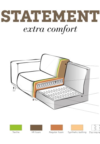 BEPUREHOME Statement 3 pers. sofa - beige bouclé vvet stof